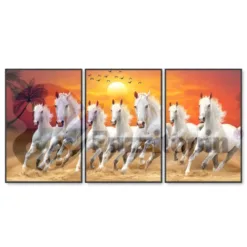 Bold Leadership Symbolism Eight Horses of Success Painting in Virginia